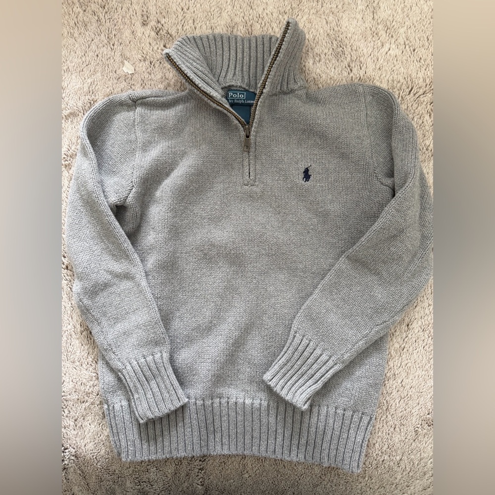 POLO Ralph Lauren cotton half zip pullover